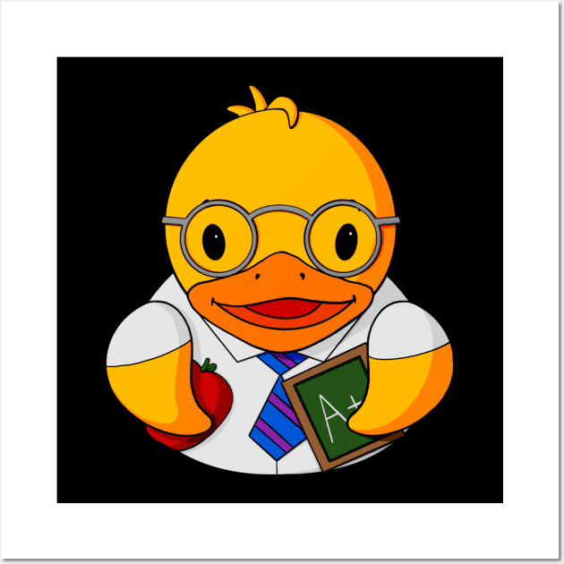 Teacher rubber duck on sale